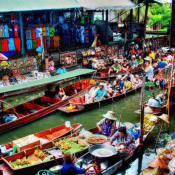 Bangkok - Mercado del Tren - Mercado flotante Damnoen Saduak - Bangkok