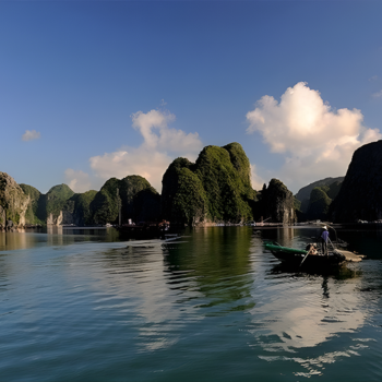 Hanoi - Bahía de Halong / Lan Ha, noche en el crucero