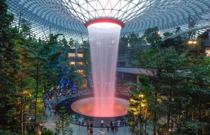 la cascada interior más alta del mundo