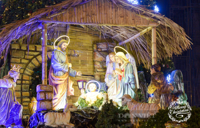 Decoración navideña en Vietnam