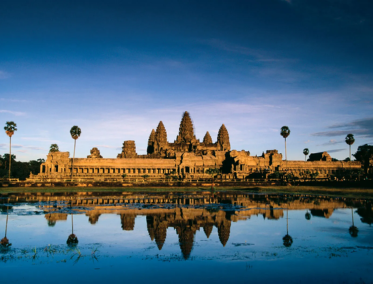 Los famosos templos Angkor en Camboya