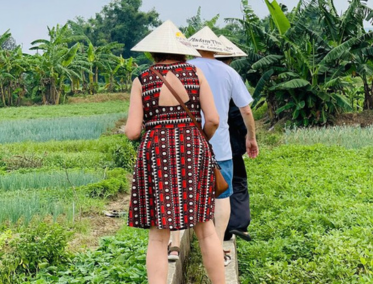 Clase de cocina en la granja