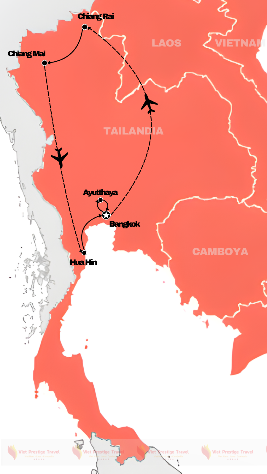 RUTA DE BIENESTAR Y LUJO EN TAILANDIA