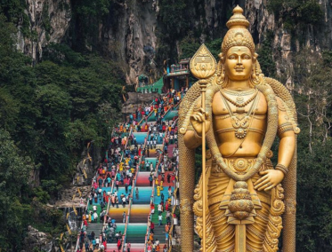 Cuevas de Batu y espiritualidad hindú