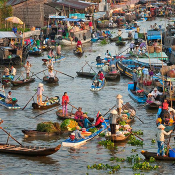  Mercado flotante Cai Rang – Regreso a Ho Chi Minh