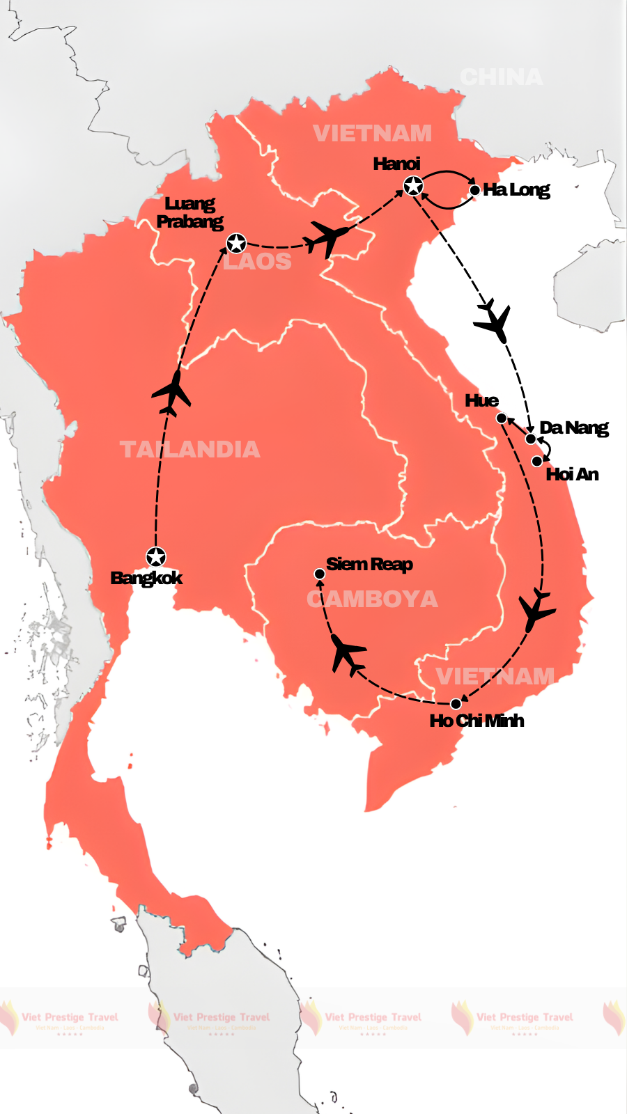 RECORRIDO DE LUJO POR SUDESTE ASIÁTICO