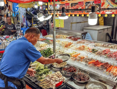Kuala Lumpur y la comida callejera nocturna