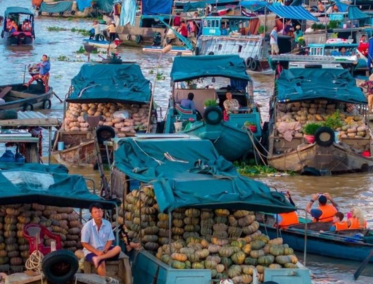Delta del Mekong: gastronomía y vida fluvial