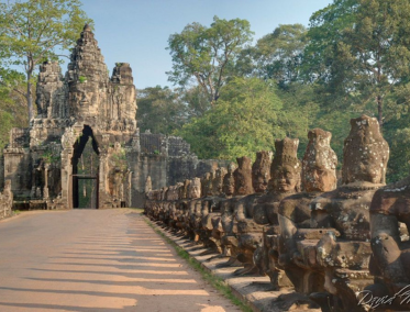 Templo Bayon y sus rostros esculpidos